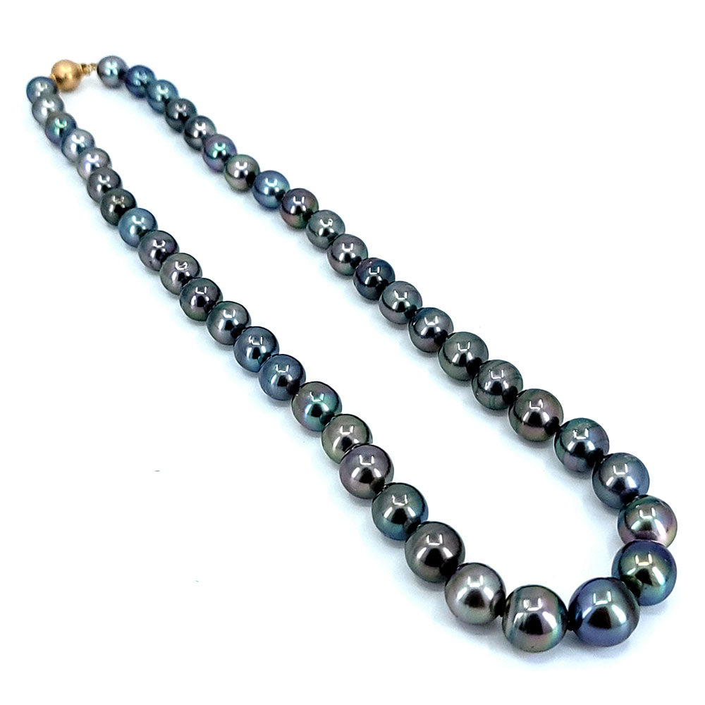 Tahitian Semi Round Pearl Necklace