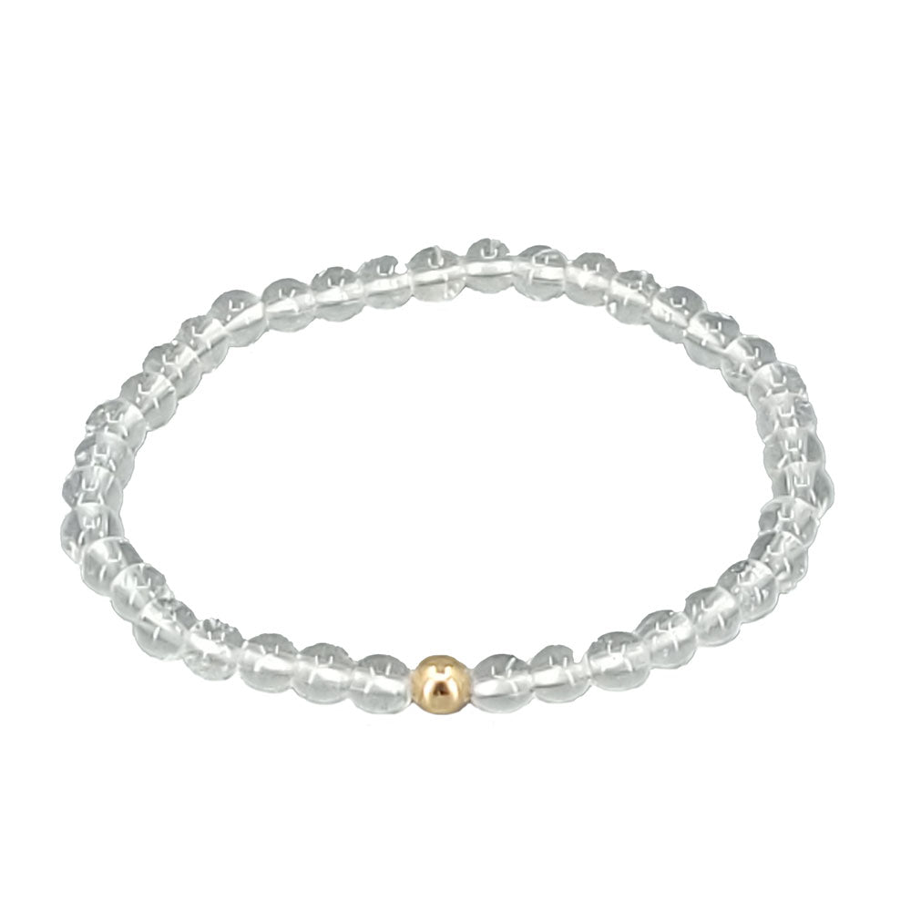 Rock Crystal Stretch Bracelet