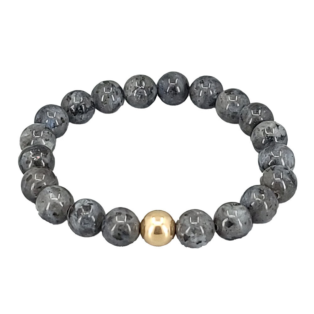 Black Labradorite Stretch Bracelet