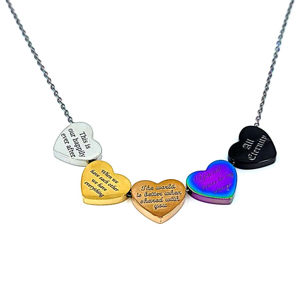 Engraved Heart Pendant – Symbol of Love and Remembrance