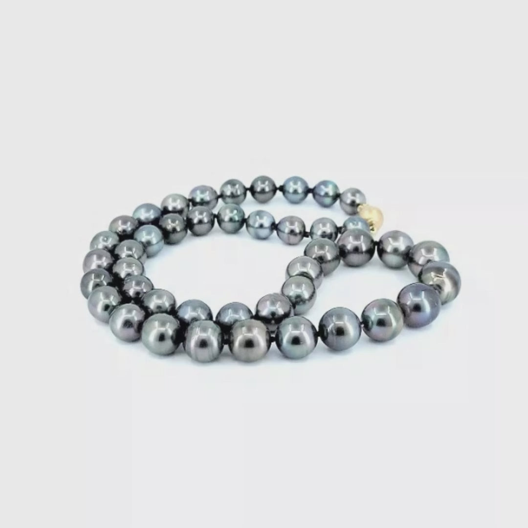 Tahitian Semi Round Pearl Necklace