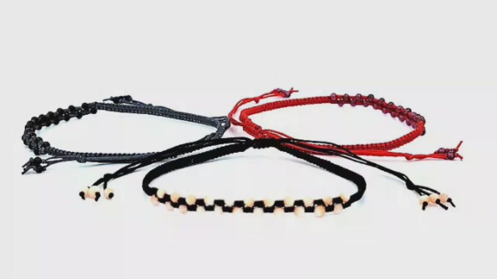 Gemstone Adjustable Cord Bracelet