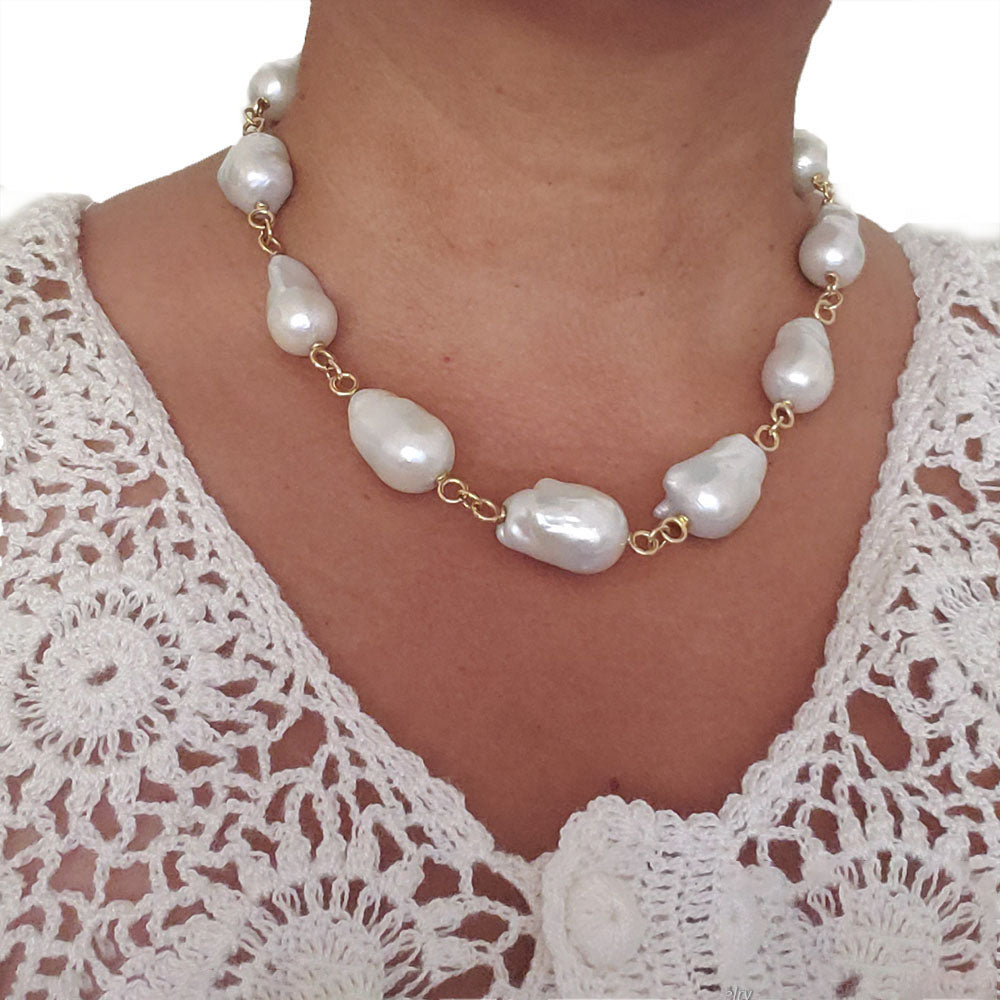 Freshwater Baroque Pearl Necklace