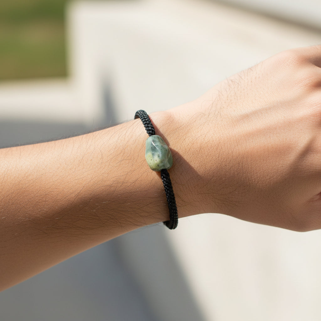 California Jade Nugget Bracelet