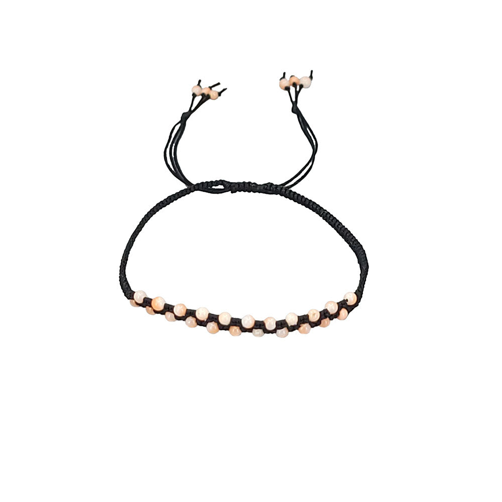 Coral Adjustable Cord Bracelet